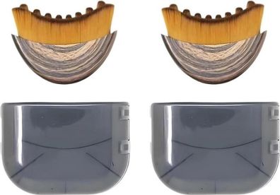 Peelingbürste 2-teilig - Lymphdrainage Gesichtsreiniger Konturierung