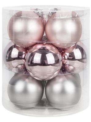 Weihnachtskugeln 12 Stk 8cm Soft Simplicity