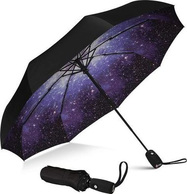 Taschenschirm Sternenklare Nacht - winddicht automatisch klein