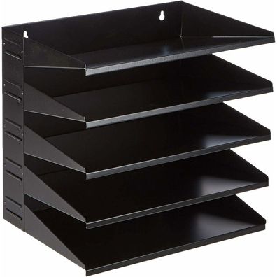 Durable Sortierstation schwarz mit 5 Fächer