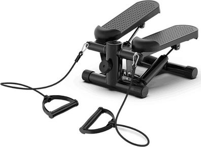 Mini-Stepper Schwarz 100kg - Treppenstepper elektronisches Tracking