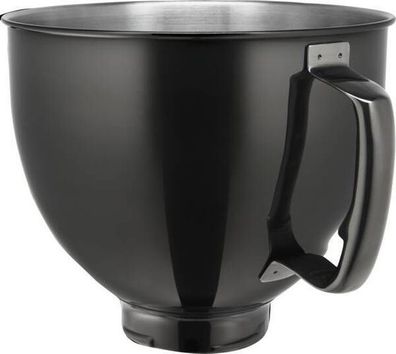 KitchenAid Rührschüssel 4,8L Schwarz-Hochglanz - Edelstahl 5KSM5SSBRB