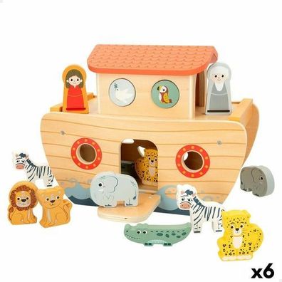 Baby-Spielzeug Woomax Tiere 6 Stück - Greifling Set