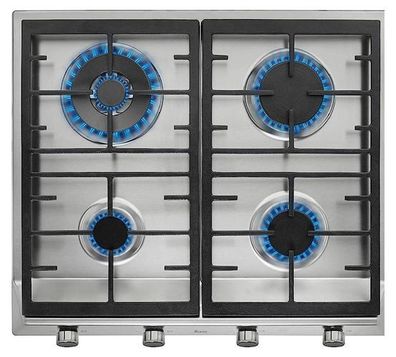 Teka Gaskochfeld EX 60.1 Edelstahl 58cm - 4 Zonen integriert