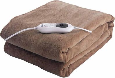 EDM Heizdecke 120W Braun 180x130cm - handwaschbar