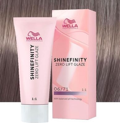 Wella Shinefinity 06/71 Dunkel Sand Ash Blonde 60ml - Frosted Chestnut