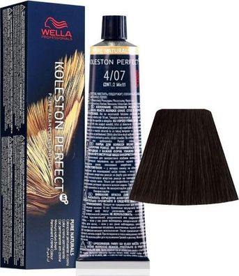 Wella Koleston Perfect Me+ Pure Naturals 4/07 60ml - Dunkel Unisex