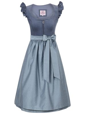 Dirndl Ansfelden 70cm Länge himmelblau