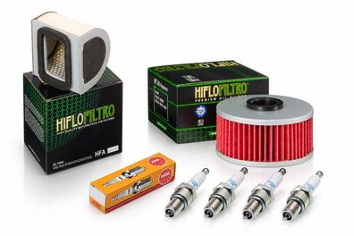 Wartungssatz Ölfilterset Zündkerzen spark splug passt an Yamaha Xj 550 81-84
