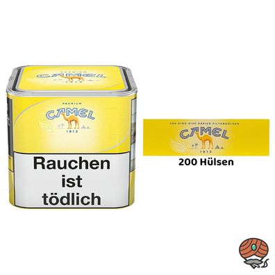Camel Feinschnitttabak Dose 1x 58g + 200 Camel Hülsen