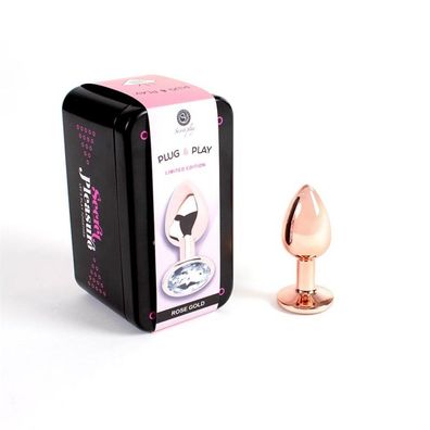 Regenbogen Metall Butt Plug Größe S