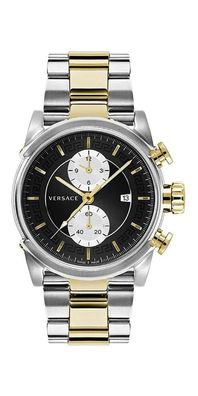 Versace Urban Chronograph Herrenuhr silber gold schwarz