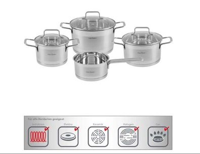 ProfiCook PC-KTS 1225 Kochgeschirr-Set 8-teilig