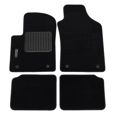 Original Fiat Fußmatten Velour Set 500 Logo 4-teilig 50290525