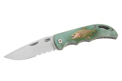 Herbertz CJH Taschenmesser Angeln, Forelle, Linerlock, Hosenclip