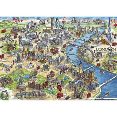 Gibsons London Monuments Puzzle 1000 Teile