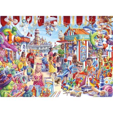 Gibsons Souvenirs on the Beach Puzzle 1000 Teile