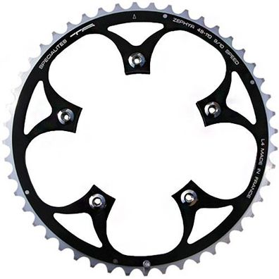 Kettenblatt Zéphir, 42 schwarz, Ø 110 außen 9/10-f, TA, PL-50110309-42