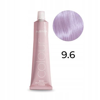 Colour, Demi-Permanentes Haarfärbemittel, 9.6 Sehr helles Purpurblond, 60 ml