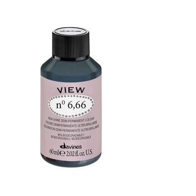 Davines, View, Demi-Permanentes Haarfärbemittel, 6,66, 60 ml