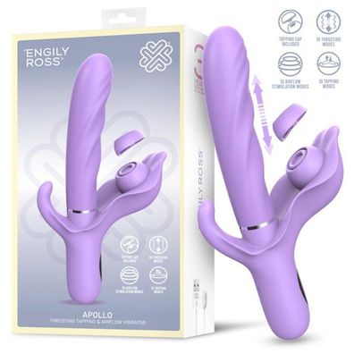 Apollo Vibrator mit Schub-, Impuls- und Saugfunktion