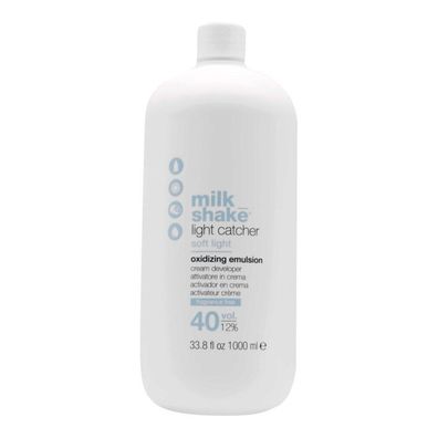 Milk Shake, Light Catcher, aufhellende, oxidative Haarlotion, 12, 40 Vol., 1000 ml