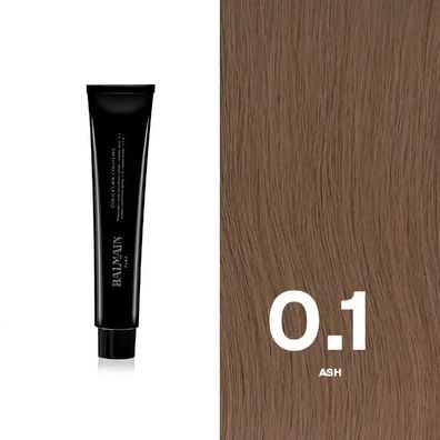 Balmain Professionnel, Couleurs Couture, Haarfärbe-Creme-Toner, 0,1 Asche, 60 ml