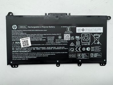 HP 15s-eq 15s-fq Series Original Batterie Akku 41 Wh 11.28 V L96887-422