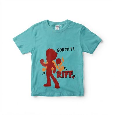 Gormiti Kinder Shirt Baumwolle Kurzarm Freizeit Zuhause Alltag