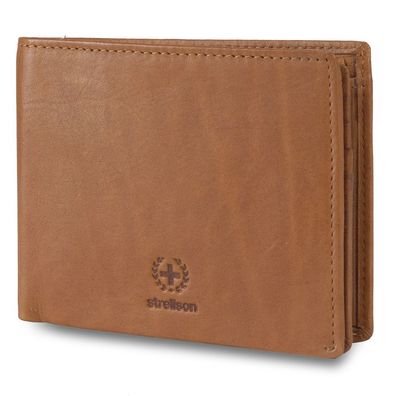 Strellson Blackwall Myles Billfold H8 4010002741, cognac, Herren
