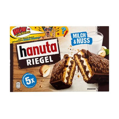 Hanuta Riegel 5er Pack - 172,5g Schachtel