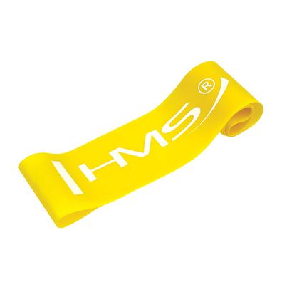 HMS GU04 Fitnessband Gelb 50 × 5 cm Krafttraining Reha Übungen