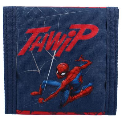 Marvel Spider Man Web Warriors Kinder Geldbörse Portemonnaie mit Klettverschluss