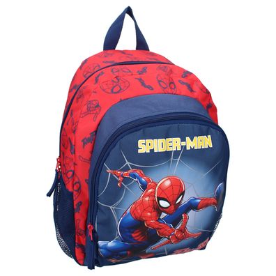 Marvel Spider Man Web Warriors 35 cm Kinderrucksack Schulrucksack mit vier Fächern