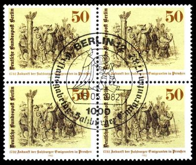 BERLIN 1982 Nr 667 ZENTR-ESST Viererblock X236FDA