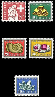 Schweiz PRO PATRIA Nr 657-661 postfrisch X4C9B12
