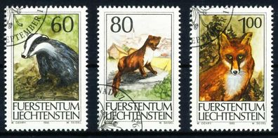 Liechtenstein 1993 Nr 1066-1068 gestempelt SA190CA
