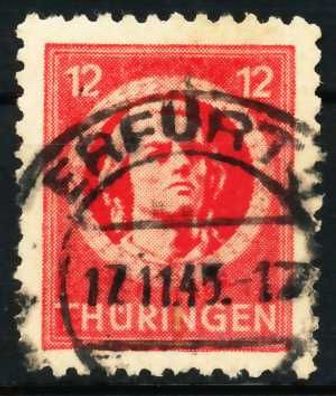 SBZ Thüringen Nr 97AXa x zentrisch gestempelt X6770AA