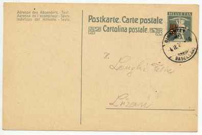 Schweiz Nr P62I Gebraucht Postkarte X6B6C1A
