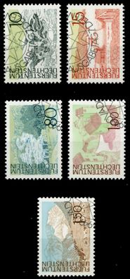 Liechtenstein 1972 Nr 573-577 gestempelt SB4DF56