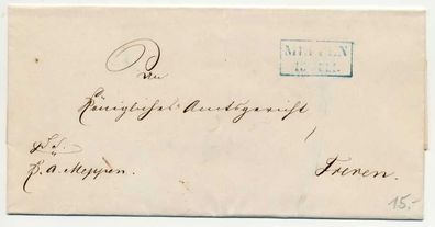 Altdeutschland BRIEF MEPPEN X72543A