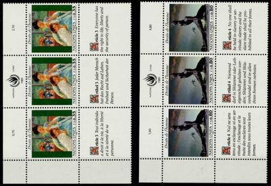 UNO GENF Nr 180S3-181S3 postfrisch 3ER STR ECKE-OLI X780B32