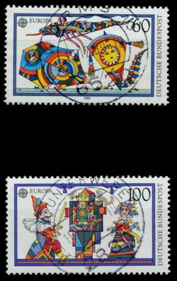 BRD BUND 1989 Nr 1417-1418 zentrisch gestempelt X86DCFA