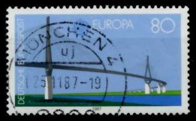 BRD BUND 1987 Nr 1322 zentrisch gestempelt X89E992