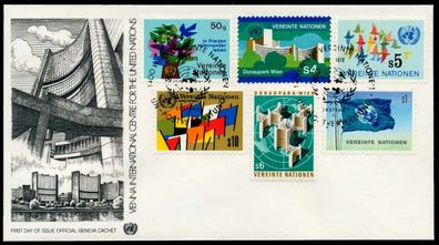 UNO WIEN Nr 1-6 BRIEF FDC X92A35A