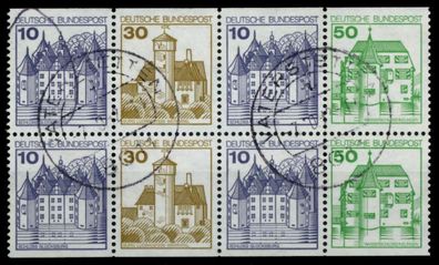BRD BUND Heftchenblatt Nr HB 27I zentrisch gestempelt X96DB0A