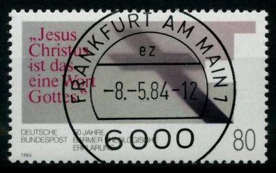BRD 1984 Nr 1214 zentrisch gestempelt X6A641E