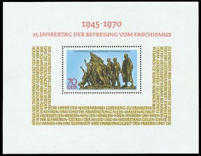 DDR BLOCK Kleinbogen Block 32 postfrisch S28C97E