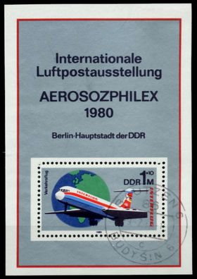 DDR BLOCK Kleinbogen Block 59 gestempelt X73875A