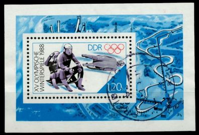 DDR BLOCK Kleinbogen Block 90 gestempelt X73A232